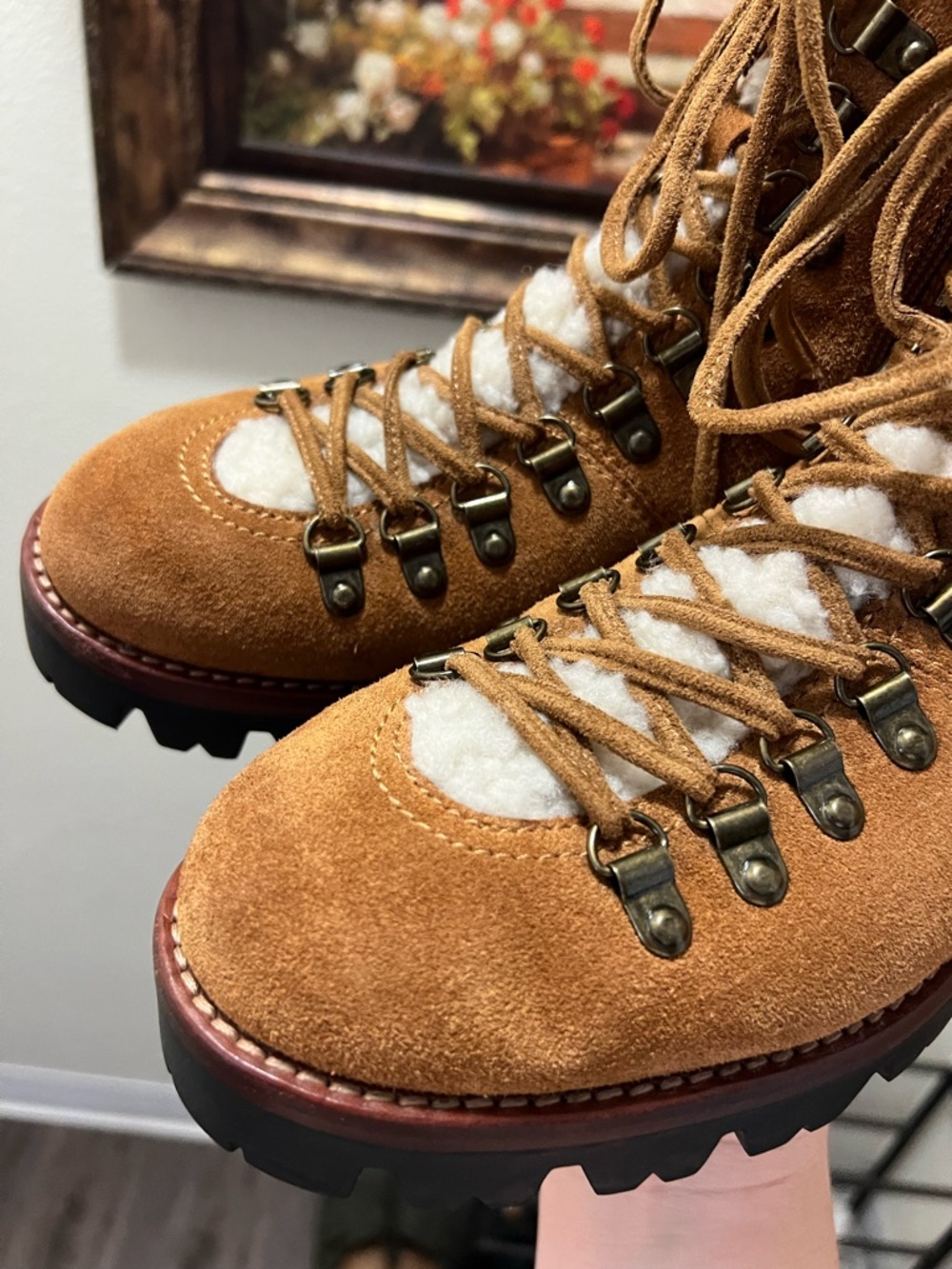 Jeffrey Campbell Sherpa Tongue hiking Lace up boots - Picture 16 of 16